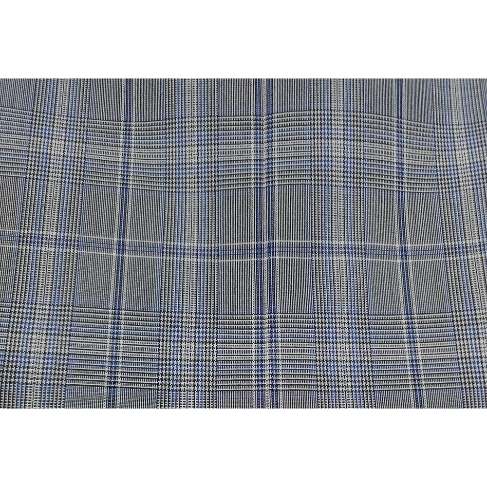 Sean John Men's Classic-Fit Stretch Suit Jacket Grey/Blue Plaid 36S NWT - Picture 4 of 4